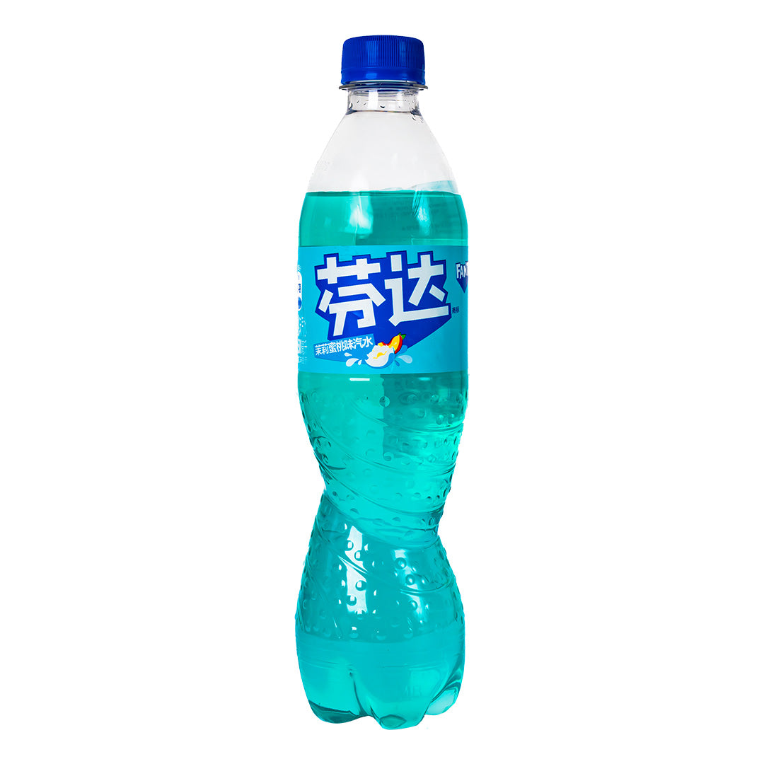Confezione da 550ml di bevanda alla pesca e gelsomino Fanta Peach Jasmine
