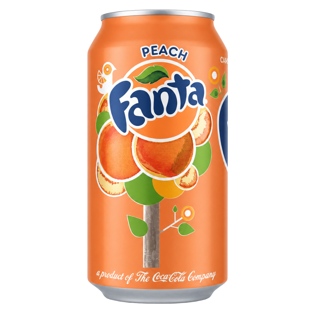 Fanta Peach, bevanda alla pesca da 355ml