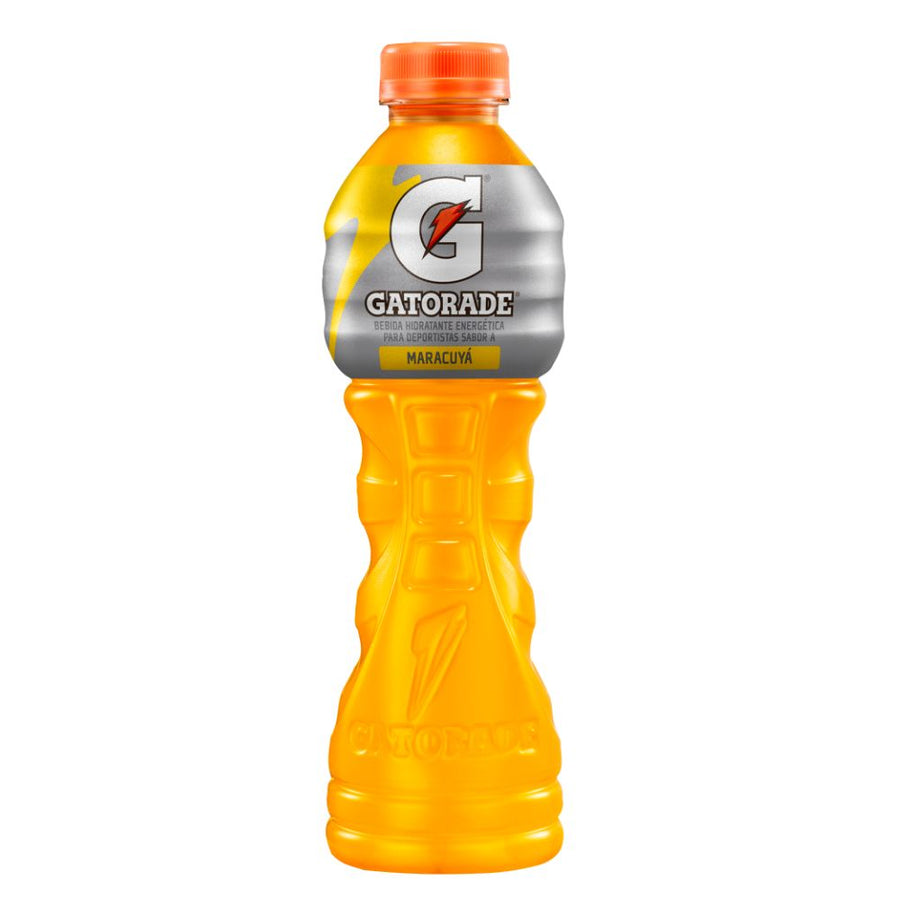 Confezione da 500ml di bevanda energetica alla Maracuya Gatorade Maracuya