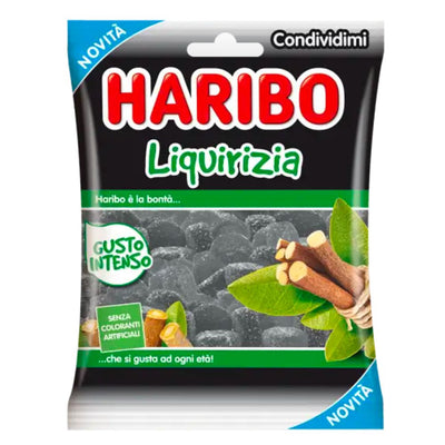 Confezione da 140g di caramelle alla liquirizia Haribo