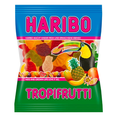 Confezione da 175g di caramelle alla frutta esotica Haribo Tropifrutti
