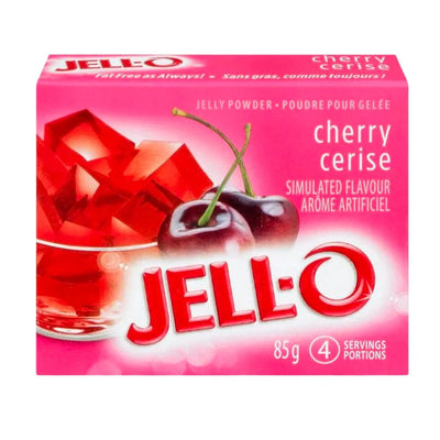 Confezione da 85g di preparato per gelatina alla ciliegia Jell-O