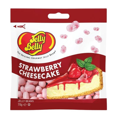 Confezione da 70g di caramelle al gusto di cheesecake alla fragola Jelly Belly Strawberry Cheesecake