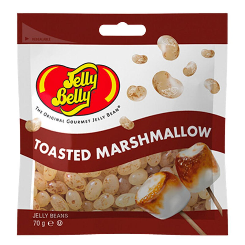 Confezione da 70g di caramelle al gusto di marshmallow Jelly Belly Toasted Maeshmallow