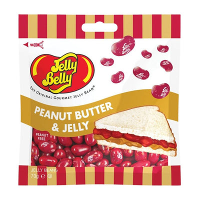 Confezione da 70g di caramelle al gusto di crema di arachidi e gelatina Jelly Belly Peanut