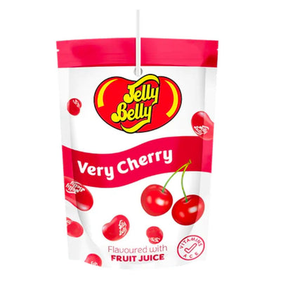 Confezione da 200ml di succo di frutta alla ciliegia Jelly Belly Very Cherry