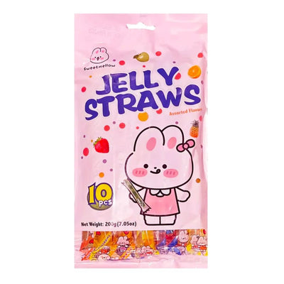 Confezione da 200g di caramelle alla frutta Jelly Straws