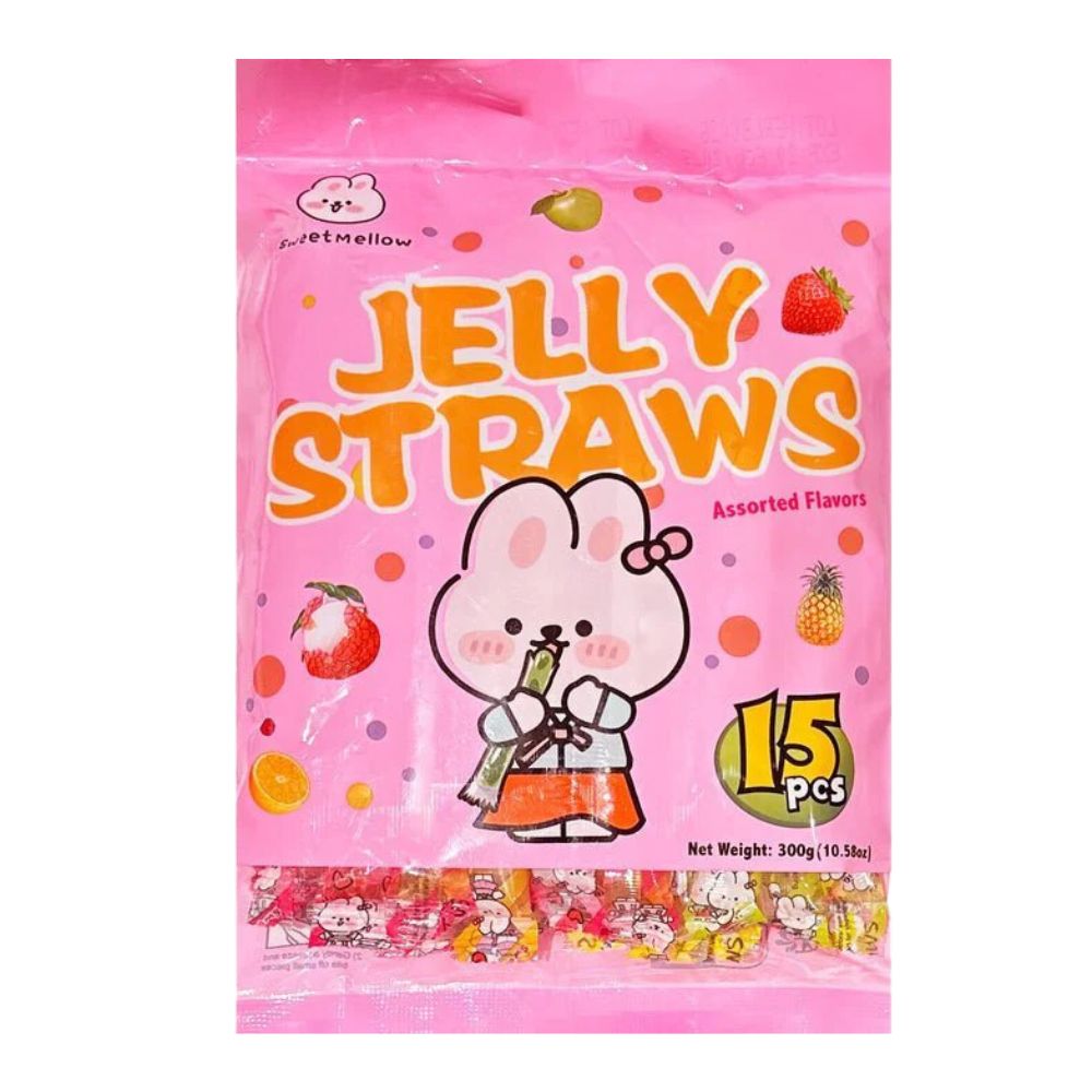Jelly Straws Assorted Flavors - gelatine alla frutta da 300g – American ...