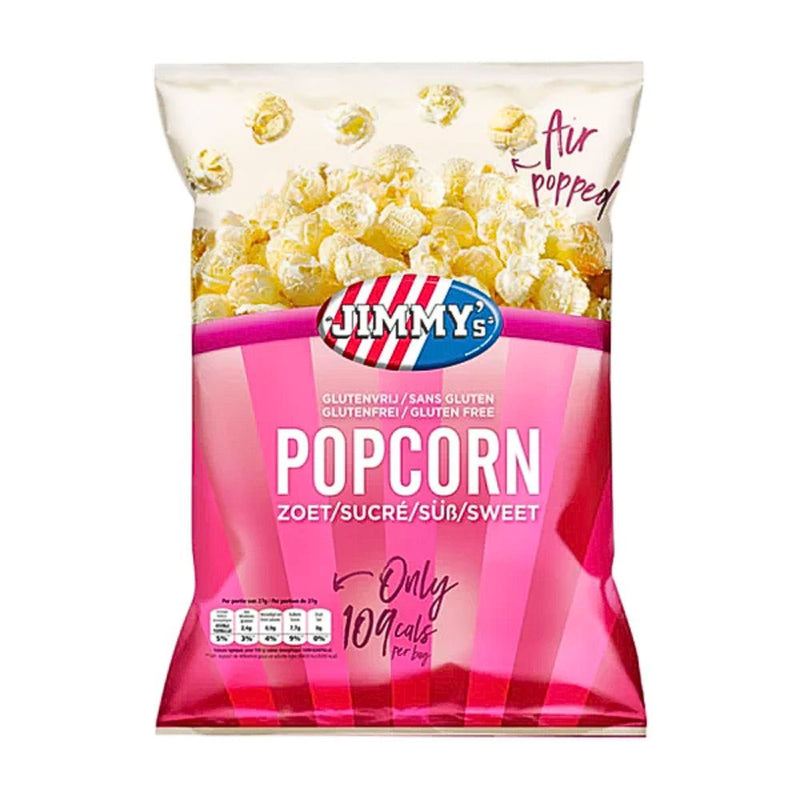 Confezione da 27g di popcorn dolci Jimmy&