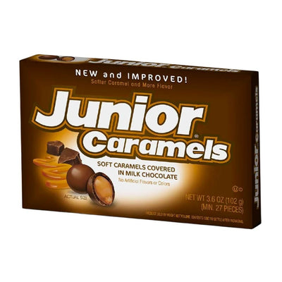 Confezione da 102g di cioccolatini al caramello Junior Caramels