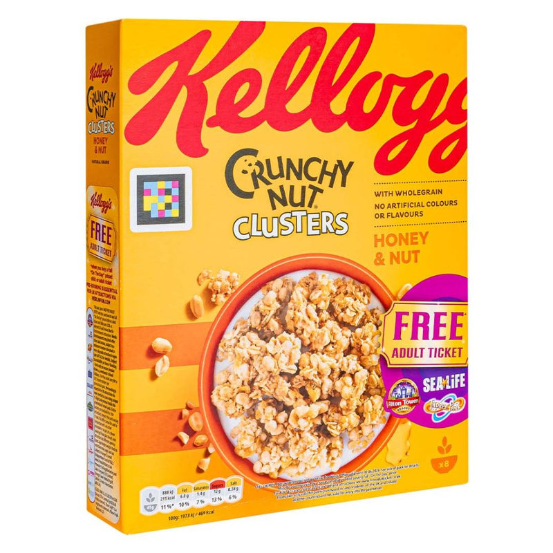 Confezione da 450g di cereali con miele e arachidi KEllogg&