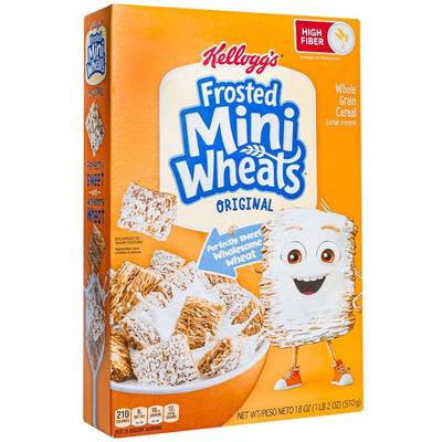 Confezione da 510g di cereali con glassa Kellogg's Mini Wheats