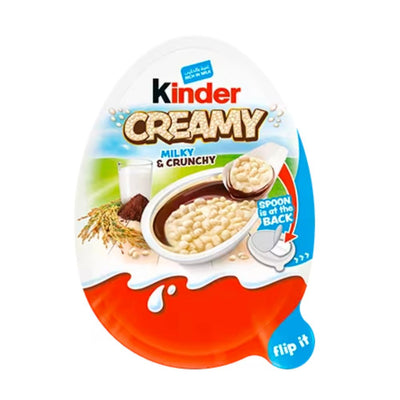 Confezione da 19g di cioccolato kinder con riso e latte Kinder Creamy