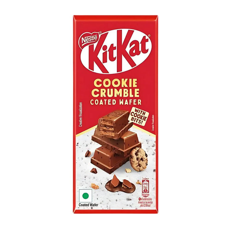 Confezione da 50g wafer ricoperti di cioccolato con pezzi di biscotto Kit Kat.