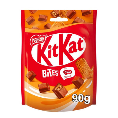 Confezione da 90g di wafer ricoperti di cioccolato Kit Kat Bites