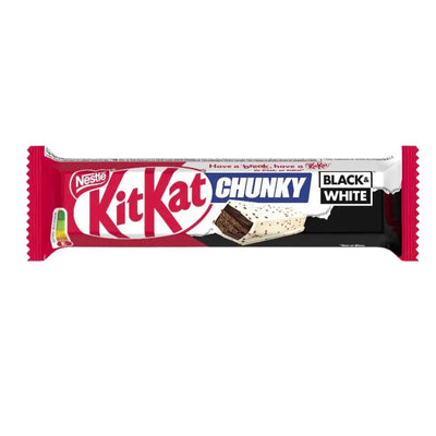 Confezione da 42g di kit kat al latte e al cioccolato bianco Kit Kat Chunky Black & White