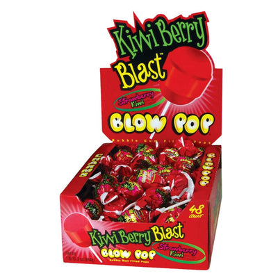 Confezione da 48 di lecca lecca al kiwi Berry Blast