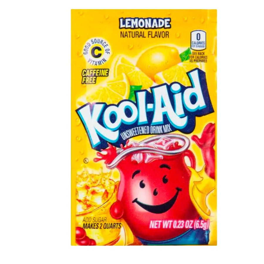 Confezione di preparato per bevande al limone kool aid lemonade