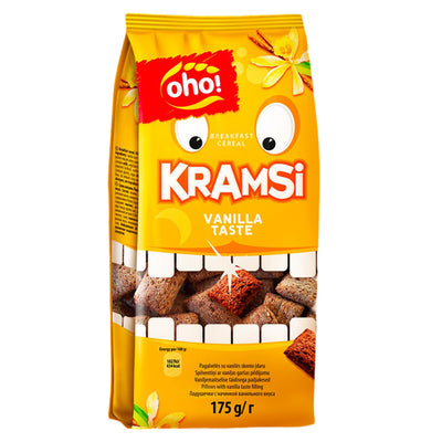 Confezione da 175g di cereali alla vanilla Oho Kramsi Vanilla Taste