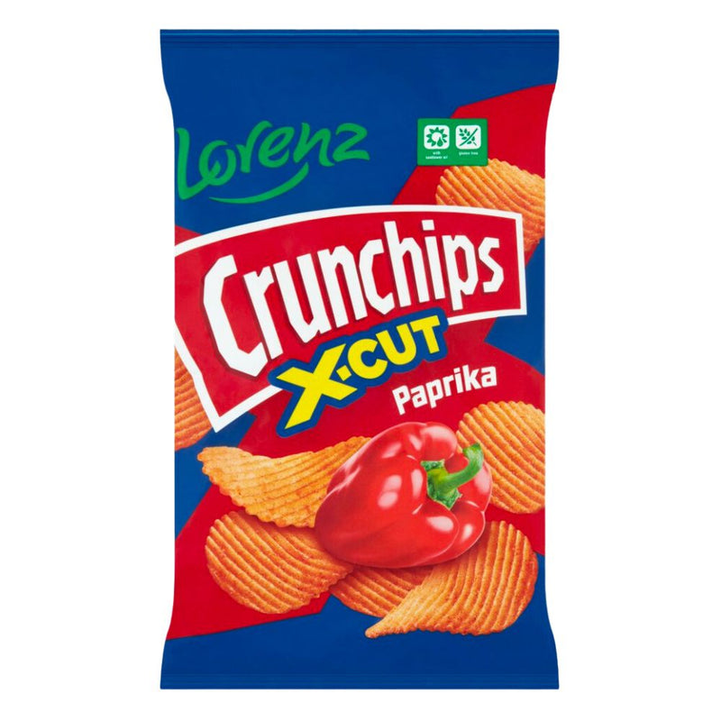 Confezione da 75g di patatine alla paprika Crunchips xCut Paprika