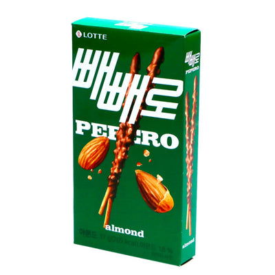 Confezione da 37g di biscotti al cioccolato Lotte Pepero Almond