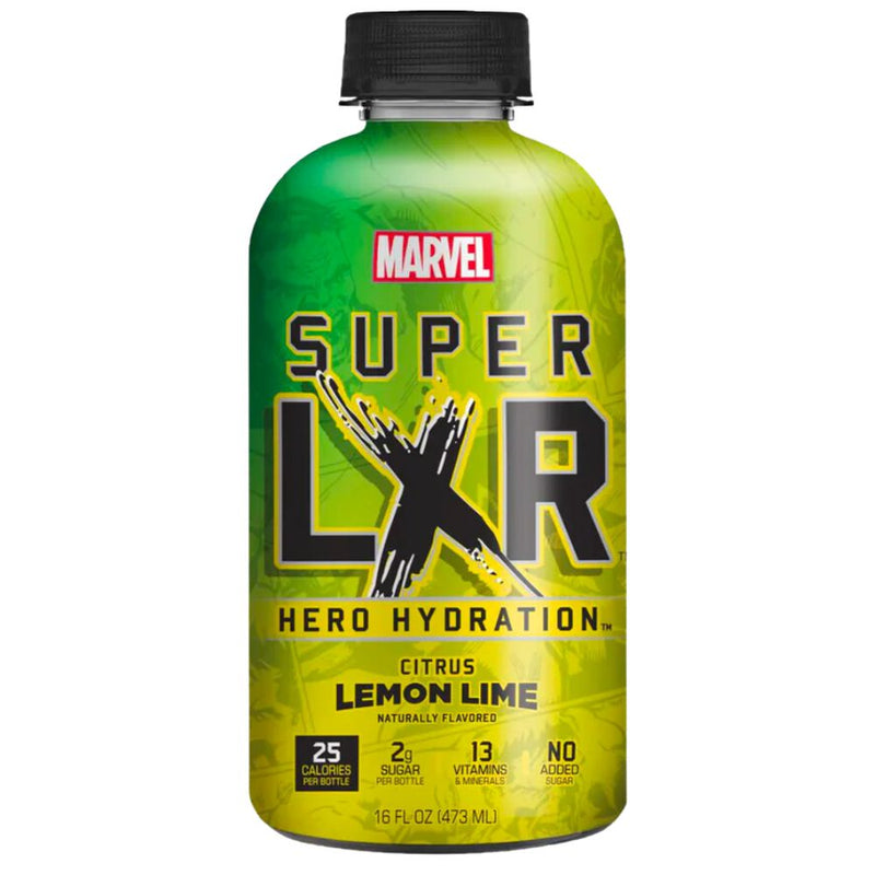 Confezione da 473ml di tè al limone AriZona x Marvel Super LXR Hero Citrus Lemon Lime