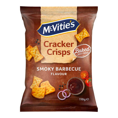 Confezione da 110g di cracker al barbecue McVitie's Smokey BBQ