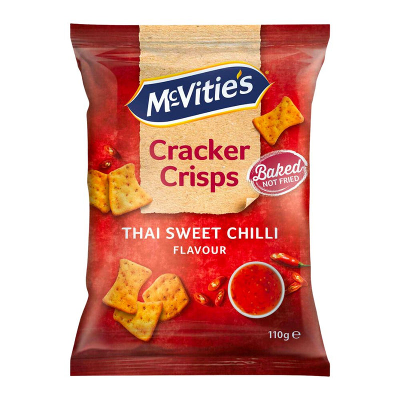 Confezione da 110g di cracker alla salsa thai McVitie&