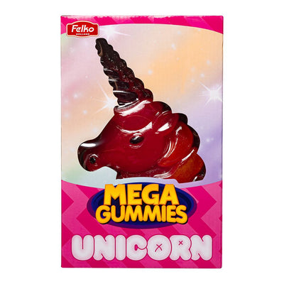 Confezione da 600g di caramella a forma di unicorn Mega Gummies Unicorn