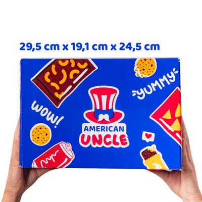 Snack box da almeno 40 prodotti internazionali: dolce, salato e bevande