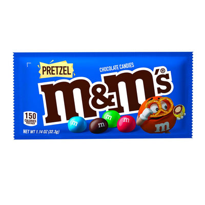 Confezione da 32g di confetti al cioccolato al gusto di pretzel M&M's