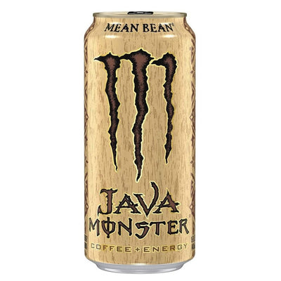 Confezione da 443ml di energy drink al caffè e panna Monster Java Mean bean