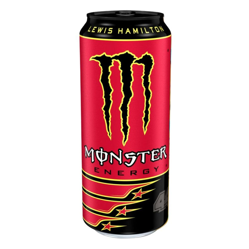Confezione da 500ml di energy drink alla frutta Monster Energy Lewis Hamilton