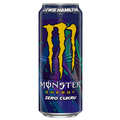 Confezione da 500ml di Monster alla frutta senza zuccheri Monster Lewis Hamilton 