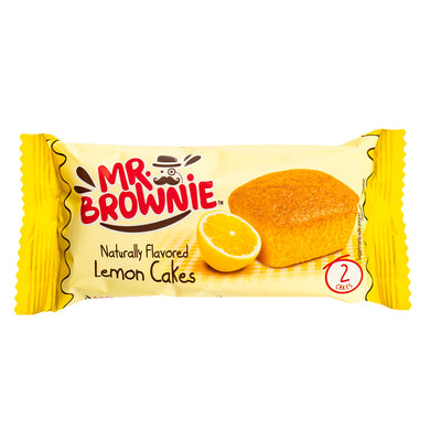 Confezione da 50g di brownie al limone Mr Brownie Lemon