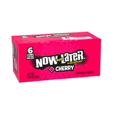 Confezione da 26g di caramelle alla ciliegia Now & Later Cherry