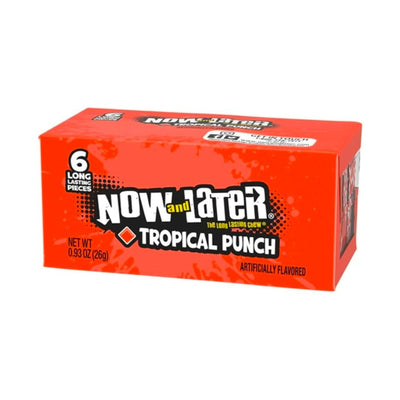 Confezione da 26g di caramelle alla frutta Now & Later Tropical Punch