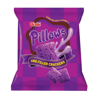 Oishi Pillows Ube Filled Crackers