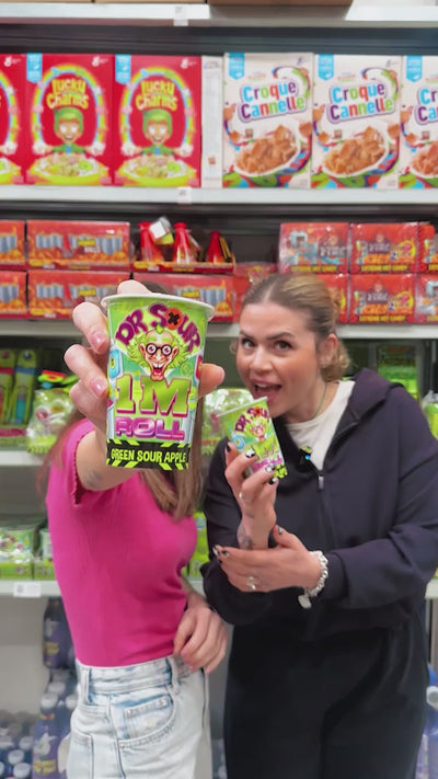 Challange di chi finisce prima la caramella lunga 1m dr sour