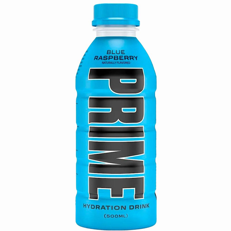 Prime Hydration Blue Raspberry - energy drink di Logan Paul al gusto di ...