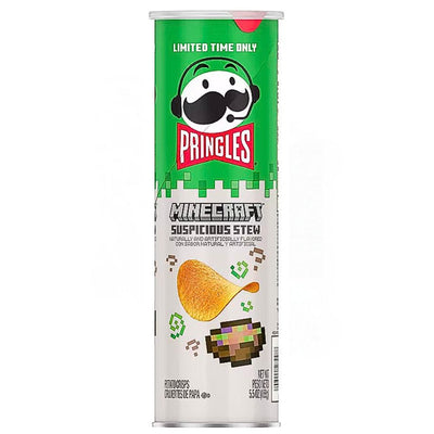 Confezione da 158g di patatine al gusto di stufato Pringles Minecraft