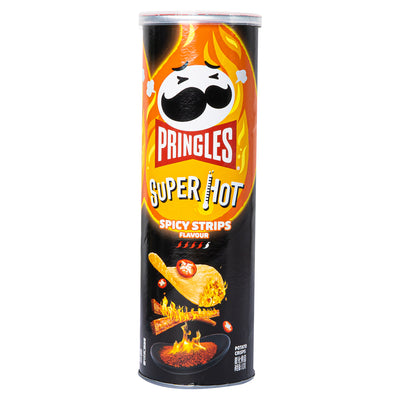 Confezione da 110g di patatine piccanti Pringles Spicy Strips