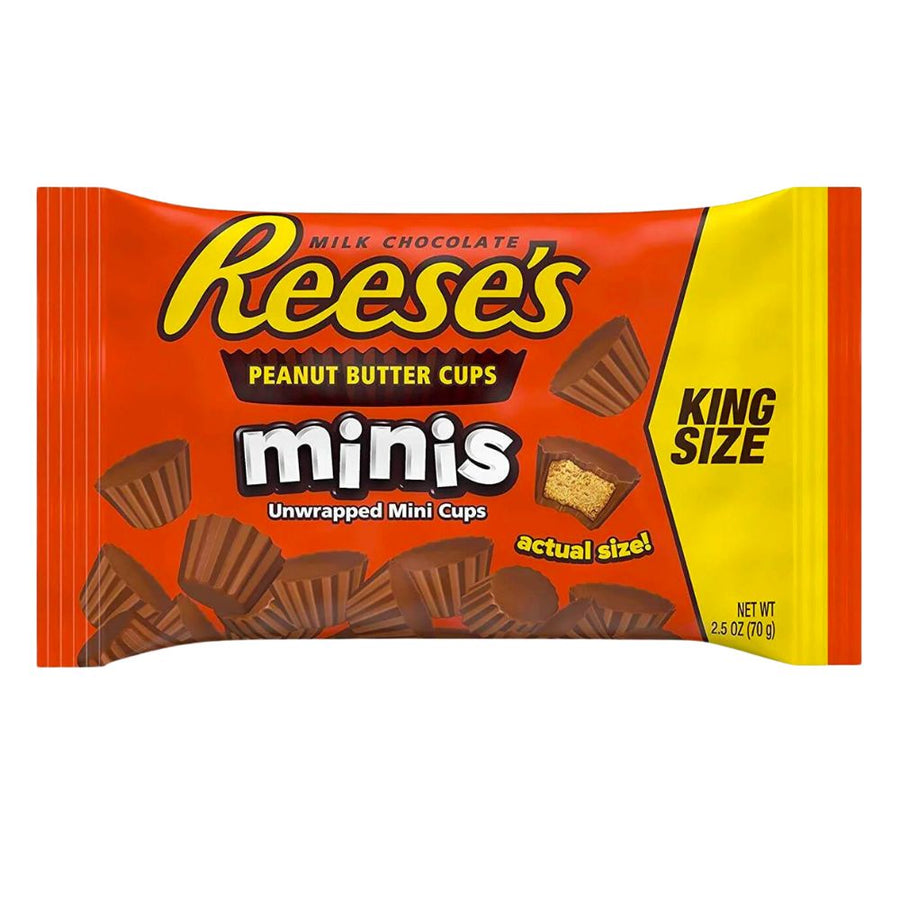 Reese's Mini Peanut Butter Cups, cioccolatini ripieni di burro d'arachidi da 70g
