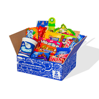 Snack box dolce da almeno 20 prodotti internazionali