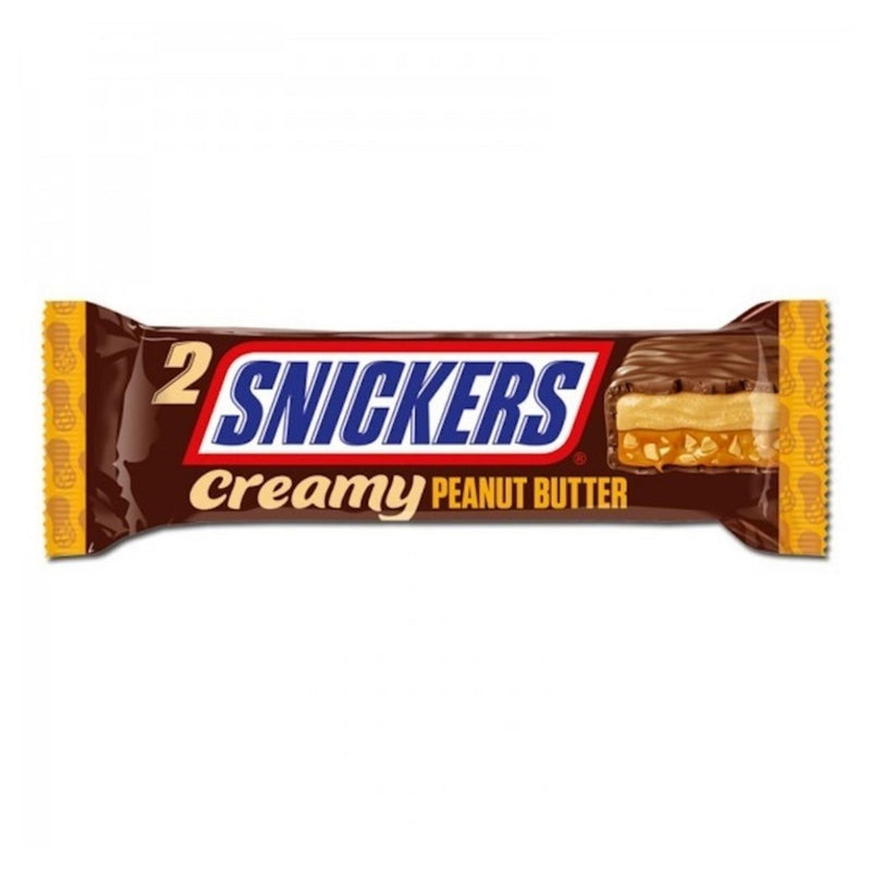 Snickers Creamy Peanut Butter, barretta di cioccolato al burro d&
