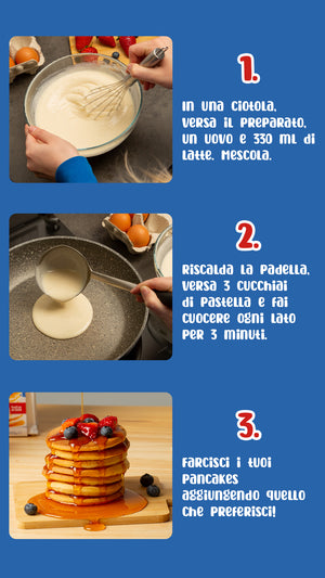 American Uncle Preparato per Pancakes - preparato per 10 pancakes da 250g