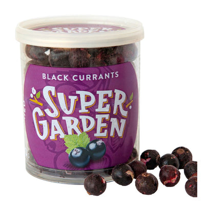 Confezione da 30g di ribes nero liofilizzati Super Garden Black Currants Freeze-Dried