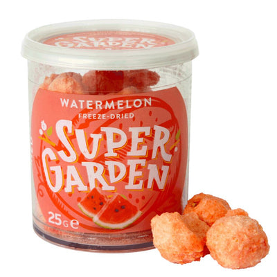 Confezione da 25g di melone liofilizzato  Super Garden Watermelon Freeze-Dried 