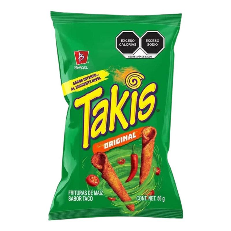 Confezione da 56g di patatine Takis Original