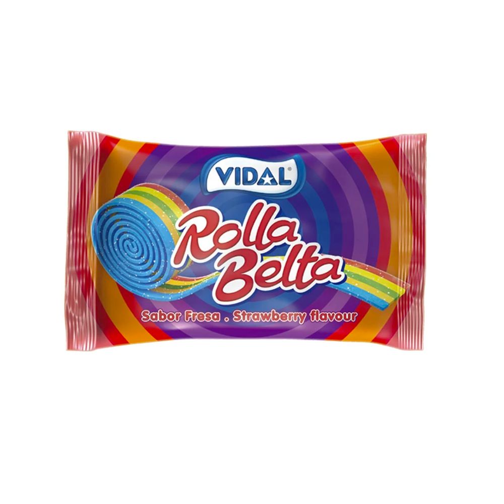 Rolla Belta Multicolor - caramella lunga arcobaleno al sapore di ...